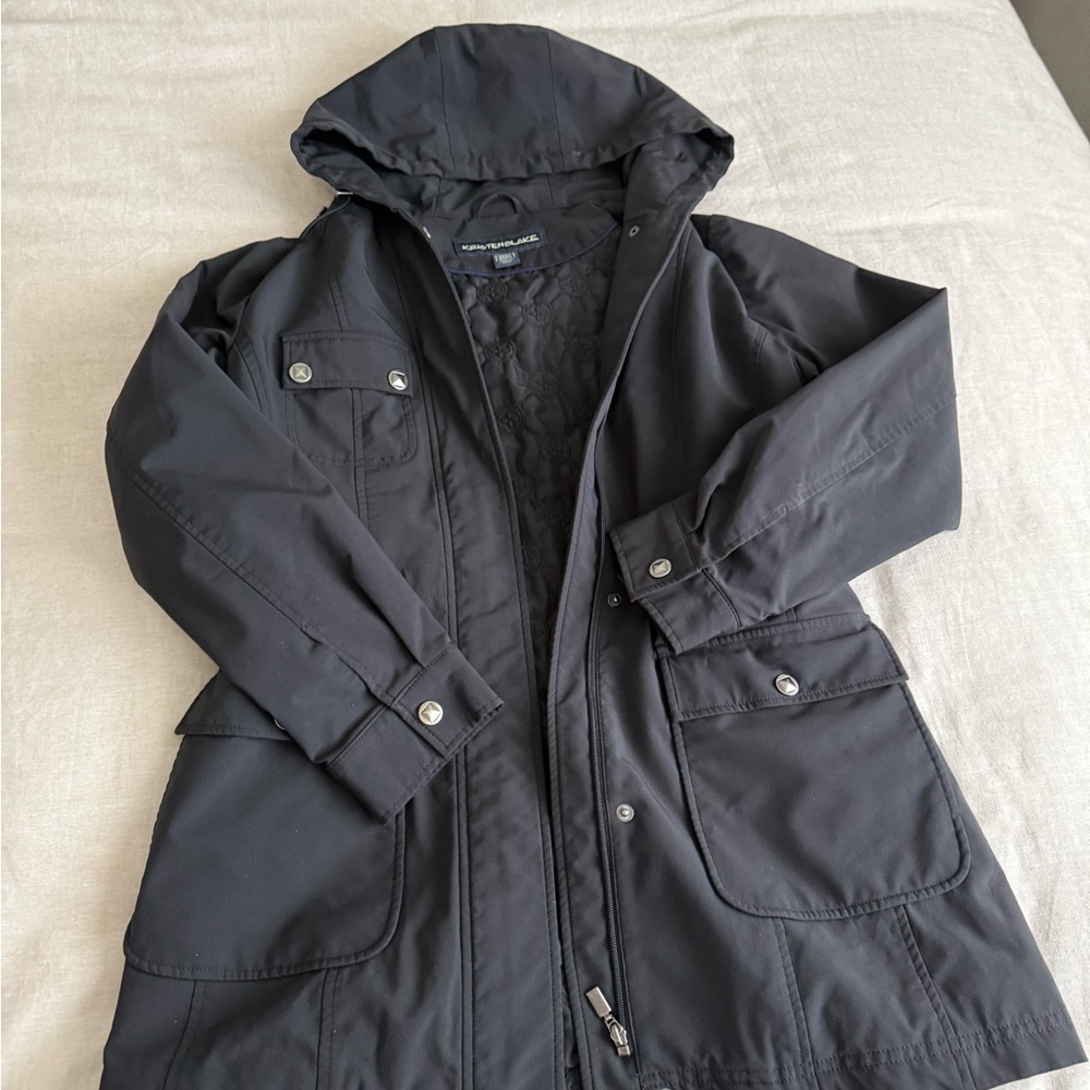 Kristen Blake Black Hooded Jacket/Coat